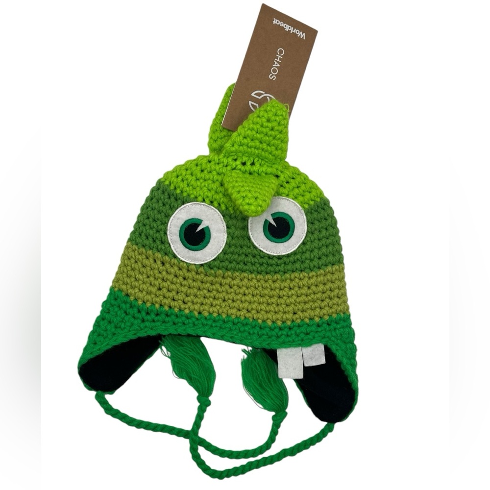 CHAOS Little Green Maniac Knit Hat, Youth Hat, one size